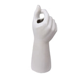Table Vase White Color 10cm Long Ceramic Vases Decorative V1294-YM220927TW05-1-0421