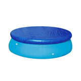 Blue PE Fabric Pool Cover for Dust and Rain Prevention Fit 8foot Round Frame or Inflatable Pools V1370-AZ4-16364