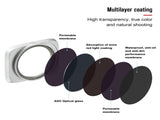 Drone Lens Filter Set For Dji Air 2S - 4 In 1 Cpl Nd16 Nd32 Nd64 PRL-4920POD