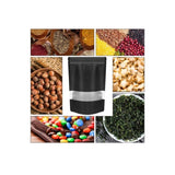 100 Resealable Mylar Stand Up Bags 28.5x19cm - Black Food Packaging Zip Pouch V238-SUPDZ-40117628633168