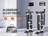 Drywall Stilts, 61-101.6 cm Adjustable Aluminum Tool Stilts with Protective Knee Pads, Durable and V952-SGBGQYCHS2440P55RV0