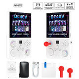 DC40V Retro Handheld Game Console, 4 Inch IPS Display, 64GB 20000 Preloaded Retro Gameswhite V1300-DC40V-WHITE