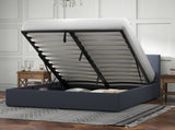Milano Luxury Gas Lift Bed with Headboard - Charcoal No.35 - King ABM-10001606