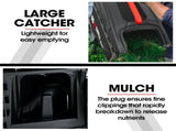 BAUMR-AG 520CX 40V SYNC 17" Cordless Lawn Mower Kit, Fast Charger, 2 x 4Ah Battery, 5 Cutting V219-MOWCLSBM520A