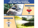 Jet Nozzle Power Washer, Jet Hose Nozzle High Pressure with 2 Different Nozzles, Includes Quick V1366-AZ2-W-11614