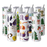 8 Pack Straight Sublimation Tumblers, 30 oz Blank Tumbler Bulk, Stainless Steel Double Wall Tumbler V952-KBJPJTJBXG8J1O806V0
