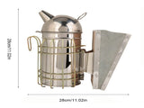 Galvanized Iron Beehive Smoker with Heat Shield Beekeeping Equipment V1294-YM0901-JY20728