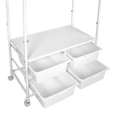 Levede 63CM Clothes Rack Stand Heavy Duty Hanging CR1012-4-WH