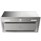 EUROCHEF 60cm Undermount Rangehood Stainless Steel, Quiet 3-Speed, 3-Layer Dishwashable Filter, LED V219-RGHUDREC6SFA