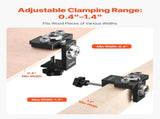 Doweling Jig Kit, Self Centering Dowel Drill Jig for Straight Holes, Aluminum Alloy Woodworking V952-ZJJJJXZKJJ00ELCE6001V0