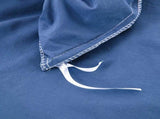 100% cotton Premium Doona Duvet Quilt Cover Set with Soft Pillowcases - Blue-King V745-AQ023413K3