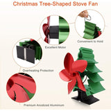 Fireplace Fan Fireplace and Stove Accessory Christmas Tree Shape x12 x23cm, 17.5cm, 5cm V1237-ZY-528-186
