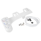 G1/2 Thread Bidet Toilet Attachment Hot and Cold Water Simple Installation Double Nozzle Bidet V1294-YM0901-3112200091011