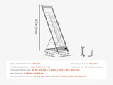 Brochure Display Rack, 10 Pockets Literature Display Stand, Portable Floor Standing V952-WJZSXLDSDZS4EKNWY001V0