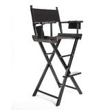 Director Movie Folding Tall Chair 76cm DARK HUMOR V274-FT-6015DC-BK