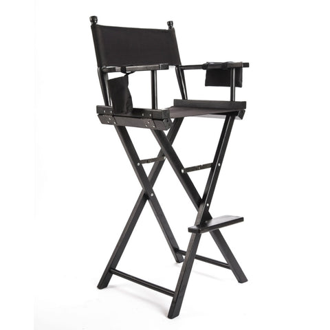 Director Movie Folding Tall Chair 76cm DARK HUMOR V274-FT-6015DC-BK