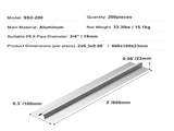 PEX Heat Transfer Plates 0.6m, Radiant Heat Plates for 19mm PEX Pipe, Durable Aluminum & Easy V952-LZCRBSY34PEX9U8IEV0