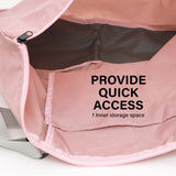Shopper Bag Tote Bag Foldable Travel Laptop Grocery Nylon KO-DUAL PINK V274-GM-KOEBAG-SHOP-PK
