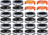 24 Pack Weed Eater String Compatible With Black and Decker Weed Wacker, AF-100 String Trimmer Line, V1258-DP02-C-884