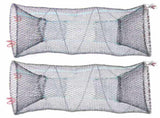 2PCS Collapsible Cast Net Fishing Net Lobster Shrimp Crab Trap Portable Folding Fishing Accessories V1294-YM0901-3111200154911