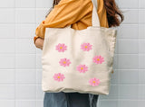 24pcs Flower Iron on Patches, Cute Daisy Flower Patch for Clothes, Sew on Embroidered Applique V1259-DP01-A-3256