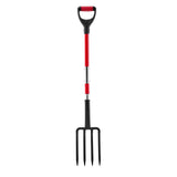 4 Tines Garden Fork Fiberglass Handle 45 in Spading Pitchfork Heavy Duty V952-HYCWJCGC4C1JX8KB8001V0