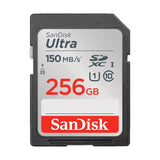 SanDisk Ultra 256GB SDHC SDXC UHS-I Memory Card 150MB/s Full HD Class 10 Speed Shock Proof V1202-V2-FMS-SDUL-256G3