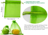 100 Pack Army Green 7x5 Inch Drawstring Mesh Bags for Potatoes Fruit Vegetables Plants Flowers V1258-DP02-BOL-384