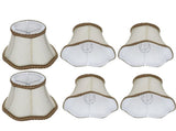 6Pcs Desktop Table Lamp Cover Fabric Lampshade Accessory for E14 Chandelier Light Bulb V1294-YM0901-3119200094011