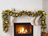 Christabelle 2.74m Deluxe Mountain Pine Christmas Garland Pre Lit Multi Function LED Timer Indo 112_SENDMP274
