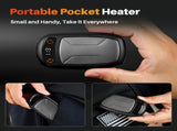 2PCS of rechargeable hand warmers with COB lights, featuring rapid heating, 3djustable modes,nd V1232-BXSNSQ001