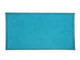 Marlow Coral Velvet Area Rugs Large Mat 150x200cm Blue FR2045-150X200-BL