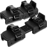 Adjustable Kids' Skates - Double Blade for Stability - With Straps & Shoe Size 16-21 - Black V1188-ZXY-131-172