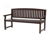 Gardeon Outdoor Garden Bench Wooden 2 Seater Lounge Chair Patio Furniture Brown ODB-4412B-BR