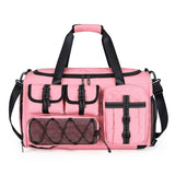 Sports Gym Duffel Bag 48x28x30cm with Shoe Compartment Wet Dry Separation - Pink V1308-DSZKI-2416-3
