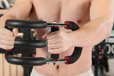 Twister Arm Trainer Adjustable Twister Arm Chest Exerciser With 3 Springs - Red V1308-DSZKI-122-1
