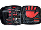 Dog & Cat Grooming Set - Multi-Tool Kit with Storage Case for Fur & Nail Care V888-ELOSUNG26844