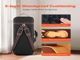 4/4 Full Size Violin Case, Built-in Hygrometer, Lightweight Portable Travel Carrying Bag, with Plush V952-XTQHZFXNLPMXVK7D4001V0