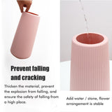 Plastic Flower Vase Modern Decorative Flower Vase for Home Living Room Table Decor V1294-YM0721-10143634