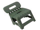 Folding Step Stool PP Thickened Portable Small Kids Step Stool with Handle for Outdoor Camping V1294-YM0901-3116240023213