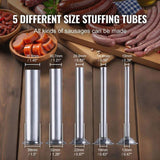 Manual Sausage Stuffer 15 L Vertical Sausage Machine 304 Stainless Steel V952-SDLSBXGGCJ155Q4DYV0
