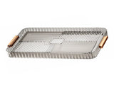 Drainage Tea Tray Plastic Multipurpose Large Capacity Transparent Tea Serving Drain Tray for Home V1294-YM0901-3118240172413