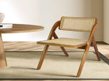 Levede 8X Foldable Rattan Dining Chairs CH1080-2-WAX4