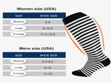 Pl Size Compression Socks Wide Calf Men&Women 20-30 mmhg Knee High Support Socks for Medical, Nurse, V1258-DP02-F-516