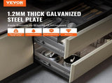 6 Pairs of 508mm Drawer Slides Side Mount Rails, Heavy Duty Full Extension Steel Track, Soft-Close V952-CZCJCTDG100LG511JV0