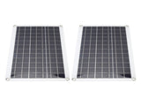 2PCS Solar Panel Kit 18W 18V Polycrystalline Silicon Portable USB Type C DC Solar Panel Charger with V1294-YM0901-3114230167811