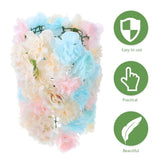Silk Flower Wall Panel Multi Artificial Roses for Stylish Space V1366-AZ2-W-22206