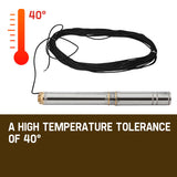 1HP Submersible Bore Water Pump Deep Well Irrigation Stainless Steel 240V V219-PTGWPDEP1095