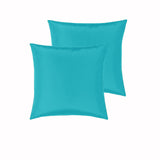 PepperMIll Satin European Pillowcases AQUA V442-END-PILLOWC-SATIN-AQUA-EU