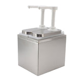 Sauce Dispenser Plastic and Stainless Steel Condiment Pump Station Sauce Dispenser For Kitchen Home V1294-YM0717-3118220188811